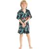 imageMatchable Family Hawaiian Luau Men Women Girl Boy Clothes in Blooming LilyBoy Short Sleeve