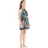 imageMatchable Family Hawaiian Luau Men Women Girl Boy Clothes in Blooming LilyGirl Ruffle Tank