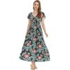 imageMatchable Family Hawaiian Luau Men Women Girl Boy Clothes in Blooming LilyWomen Maxi Rahee