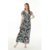 imageMatchable Family Hawaiian Luau Men Women Girl Boy Clothes in Blooming LilyWomen Maxi Rahee