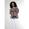 imageMatchable Family Hawaiian Luau Men Women Girl Boy Clothes in Blooming LilyWomen Offshoulder Ruffle Top