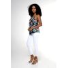 imageMatchable Family Hawaiian Luau Men Women Girl Boy Clothes in Blooming LilyWomen Spaghetti Strap Top