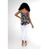 imageMatchable Family Hawaiian Luau Men Women Girl Boy Clothes in Blooming LilyWomen Spaghetti Strap Top