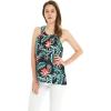 imageMatchable Family Hawaiian Luau Men Women Girl Boy Clothes in Blooming LilyWomen Tank Top