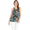 imageMatchable Family Hawaiian Luau Men Women Girl Boy Clothes in Blooming LilyWomen Tank Top