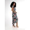 imageMatchable Family Hawaiian Luau Men Women Girl Boy Clothes in Blooming LilyWomen Wrap Ruffle