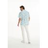 imageMatchable Family Hawaiian Luau Men Women Girl Boy Clothes in Classic Marlin BlueMen Short Sleeve