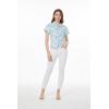 imageMatchable Family Hawaiian Luau Men Women Girl Boy Clothes in Classic Marlin BlueWomen Shirt