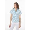 imageMatchable Family Hawaiian Luau Men Women Girl Boy Clothes in Classic Marlin BlueWomen Shirt