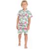imageMatchable Family Hawaiian Luau Men Women Girl Boy Clothes in Flamingo in LoveBoy Short Sleeve
