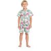 imageMatchable Family Hawaiian Luau Men Women Girl Boy Clothes in Flamingo in LoveBoy Short Sleeve