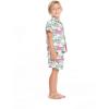 imageMatchable Family Hawaiian Luau Men Women Girl Boy Clothes in Flamingo in LoveBoy Short Sleeve