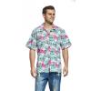 imageMatchable Family Hawaiian Luau Men Women Girl Boy Clothes in Flamingo in LoveMen Short Sleeve