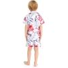 imageMatchable Family Hawaiian Luau Men Women Girl Boy Clothes in Misty Lotus WhiteBoy Short Sleeve