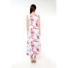imageMatchable Family Hawaiian Luau Men Women Girl Boy Clothes in Misty Lotus WhiteWomen Maxi Tank Side