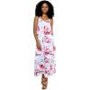 imageMatchable Family Hawaiian Luau Men Women Girl Boy Clothes in Misty Lotus WhiteWomen Sweet Heart Maxi