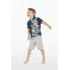 imageMatchable Family Hawaiian Luau Men Women Girl Boy Clothes in Orchid Paradise NavyBoy Short Sleeve