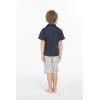 imageMatchable Family Hawaiian Luau Men Women Girl Boy Clothes in Orchid Paradise NavyBoy Short Sleeve