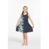 imageMatchable Family Hawaiian Luau Men Women Girl Boy Clothes in Orchid Paradise NavyGirl Shift