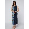 imageMatchable Family Hawaiian Luau Men Women Girl Boy Clothes in Orchid Paradise NavyWomen Maxi