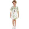 imageMatchable Family Hawaiian Luau Men Women Girl Boy Clothes in Pineapple Garden WhiteBoy Short Sleeve