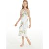 imageMatchable Family Hawaiian Luau Men Women Girl Boy Clothes in Pineapple Garden WhiteGirl Halter