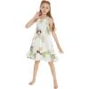 imageMatchable Family Hawaiian Luau Men Women Girl Boy Clothes in Pineapple Garden WhiteGirl Ruffle Tank