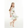 imageMatchable Family Hawaiian Luau Men Women Girl Boy Clothes in Pineapple Garden WhiteGirl Ruffle Tank