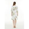 imageMatchable Family Hawaiian Luau Men Women Girl Boy Clothes in Pineapple Garden WhiteWomen 34 Sleeve