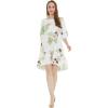 imageMatchable Family Hawaiian Luau Men Women Girl Boy Clothes in Pineapple Garden WhiteWomen 34 Sleeve