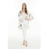imageMatchable Family Hawaiian Luau Men Women Girl Boy Clothes in Pineapple Garden WhiteWomen Kimono Cardigan