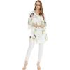 imageMatchable Family Hawaiian Luau Men Women Girl Boy Clothes in Pineapple Garden WhiteWomen Kimono Cardigan