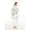 imageMatchable Family Hawaiian Luau Men Women Girl Boy Clothes in Pineapple Garden WhiteWomen Kimono Cardigan