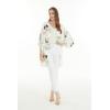 imageMatchable Family Hawaiian Luau Men Women Girl Boy Clothes in Pineapple Garden WhiteWomen Kimono Cardigan