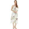 imageMatchable Family Hawaiian Luau Men Women Girl Boy Clothes in Pineapple Garden WhiteWomen Maxi Ruffle