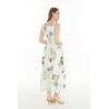 imageMatchable Family Hawaiian Luau Men Women Girl Boy Clothes in Pineapple Garden WhiteWomen Maxi Tank