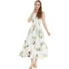 imageMatchable Family Hawaiian Luau Men Women Girl Boy Clothes in Pineapple Garden WhiteWomen Maxi Tank