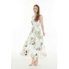 imageMatchable Family Hawaiian Luau Men Women Girl Boy Clothes in Pineapple Garden WhiteWomen Maxi Tank