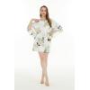 imageMatchable Family Hawaiian Luau Men Women Girl Boy Clothes in Pineapple Garden WhiteWomen Short Poncho