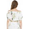 imageMatchable Family Hawaiian Luau Men Women Girl Boy Clothes in Pineapple Garden WhiteWomen Smock Top