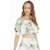 imageMatchable Family Hawaiian Luau Men Women Girl Boy Clothes in Pineapple Garden WhiteWomen Smock Top