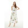 imageMatchable Family Hawaiian Luau Men Women Girl Boy Clothes in Pineapple Garden WhiteWomen Sweet Heart Maxi