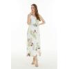 imageMatchable Family Hawaiian Luau Men Women Girl Boy Clothes in Pineapple Garden WhiteWomen Sweet Heart Maxi