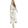 imageMatchable Family Hawaiian Luau Men Women Girl Boy Clothes in Pineapple Garden WhiteWomen Sweet Heart Maxi