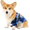 imageMatchable Family Hawaiian Luau Men Women Girl Boy Clothes in Sunset BlueDog Shirt