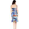 imageMatchable Family Hawaiian Luau Men Women Girl Boy Clothes in Sunset BlueWomen Mermaid Dress