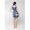 imageMatchable Family Hawaiian Luau Men Women Girl Boy Clothes in Sunset BlueWomen Tank