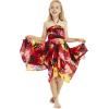 imageMatchable Family Hawaiian Luau Men Women Girl Boy Clothes in Sunset RedGirl Fairy