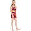 imageMatchable Family Hawaiian Luau Men Women Girl Boy Clothes in Sunset RedGirl Romper