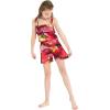 imageMatchable Family Hawaiian Luau Men Women Girl Boy Clothes in Sunset RedGirl Romper